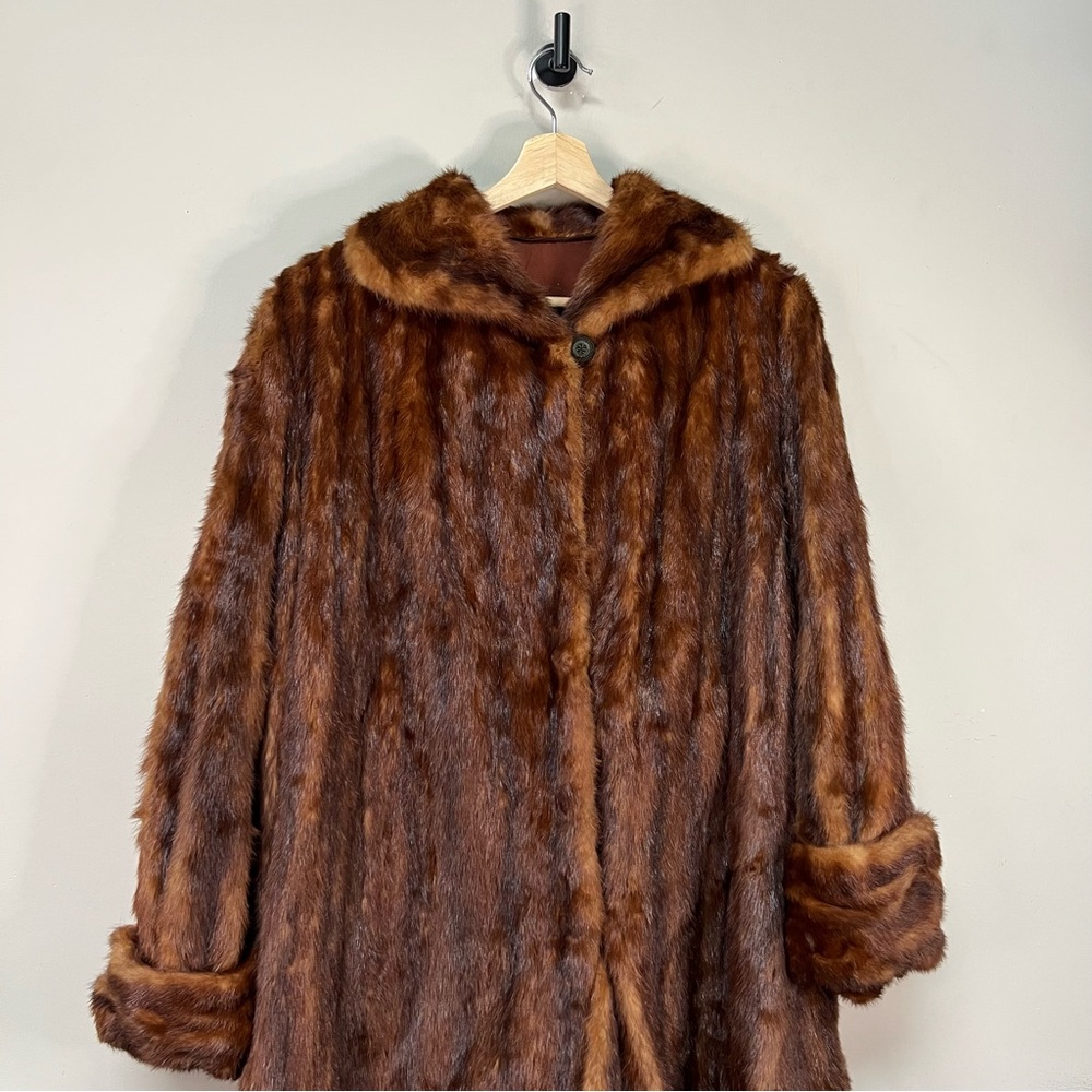 Vintage 70s Mink Fur Coat